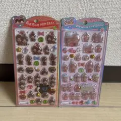 【モンチッチ うるちゅるPOPシール2点】ノーマル オシャレ キャラクター 人気