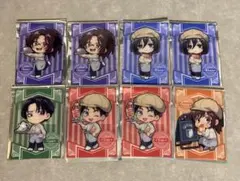 進撃の巨人　プリンスホテル　グッズ購入特典クリアカード　リヴァイ　ハンジ　ミカサ