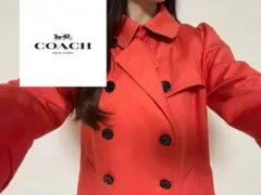 2025年最新】COACH カラー：オレンジ系 トレンチコート・スプリング