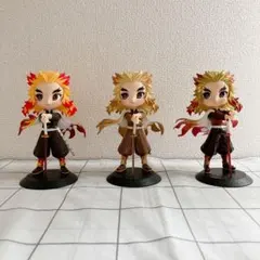 鬼滅の刃 Qposket 煉獄杏寿郎 ノーマル＆ セピア＆メタリック 3個セット