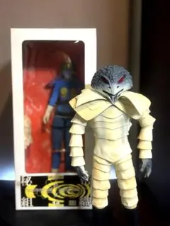 セミ人間「ウルトラQ」登場遊星人（メディコムトイ）ソフビフィギュア