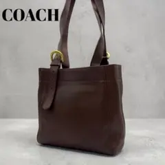 美品・USA製】オールドコーチ トートバッグ 9813 グラブタンレザー 茶 