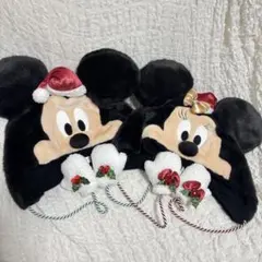 ディズニー クリスマス ミッキーミニー ファンキャップ