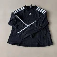 adidas アディダス 長袖カットソー ブラック Lのサムネイル