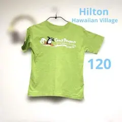 ヒルトン　Camp Penguin キッズTシャツ YS 120 ライムグリーンのサムネイル