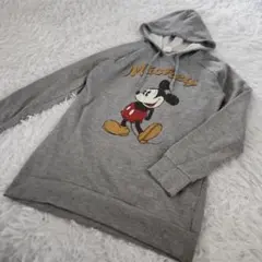 Disney ディズニー ミッキー マウス プルオーバー パーカー グレー L