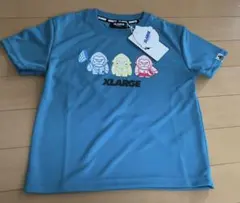今年新作XLARGE KIDS 吸水速乾半袖Tシャツ ターコイズ