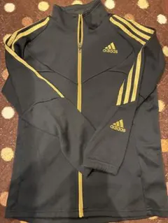 【新春セール】adidas フルジップジャケット 140cm 黒金