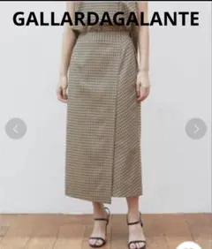 GALLARDAGALANTE チェック柄タイトスカート