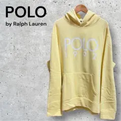 パーカー　POLO Ralph Lauren イエロー　フーディー　古着