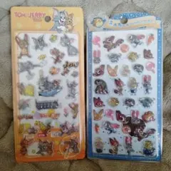 ズートピアうるちゅる　トムジェリ立体シールセット　3Dシール