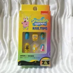 スポンジボブ ネイルチップ 24個入り