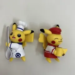 PUTITTポケモンカフェ限定　ピカチュウ シェフとウェイター フィギュアセット