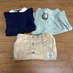 キッズ服セット140センチ　ワンピース　スカート　ズボン