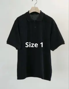 26SS COMOLI PIQUE S/S POLO ポロシャツ ブラックのサムネイル