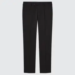 美品 ユニクロ 感動パンツウルトラライト（ウールライク) ブラック w70