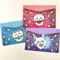 ちいかわ セブンイレブン限定 フラットポーチ ちいかわ ハチワレ モモンガ 3点