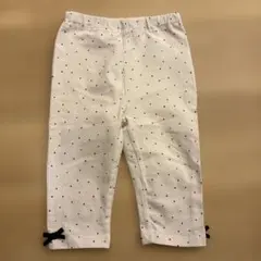 petit main ドット柄リボン付きボトムス 100cm