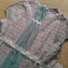 AS as know as エーエスアズノウアズ 幾何学模様ワンピース 未着用