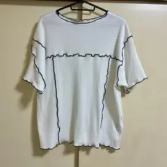 ★☆MONO-MART☆2WAYアシンメトリーメローワッフル半袖Tシャツのサムネイル