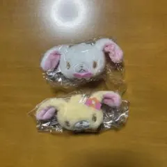nuts様 シュガーバニーズぬいぐるみチャーム しろうさ はなうさ