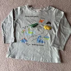 Chum up 恐竜柄 長袖カットソー 100