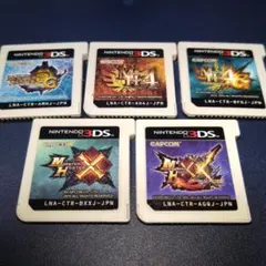 3DS モンスターハンターシリーズ 5本セット