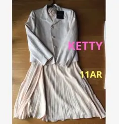 KETTY セレモニースーツ　フォーマル　フレアスカート3点セット　ツイード