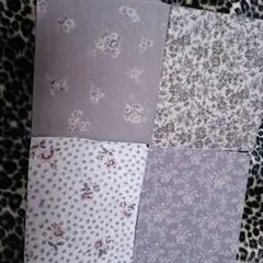 花柄カットクロス４枚セット