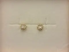 未使用 ツツミ K18YG アクアマリン ピアス ハート 4mm - メルカリ