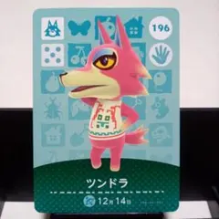 あつまれどうぶつの森amiiboカード　ツンドラ