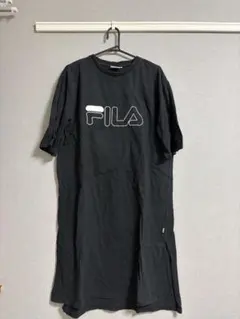 FILA 半袖ブラック　ワンピースのサムネイル