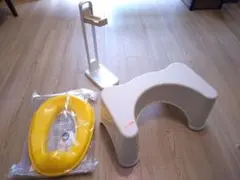 補助便座 トイレステップ 補助便座スタンド 3点セットのサムネイル