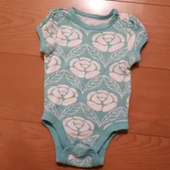 old navy 花柄ロンパース　水色　アロハのサムネイル