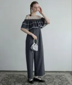 x【最終値下げ】ボンルシール パンツドレス オールインワン 結婚式 オケージョン