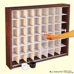 昭和レトロ ひょうたん印絹カード 陳列棚 店舗什器 小物入れ 7段小