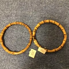 ハンドメイド　バンブー　直径13センチ