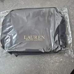 ラルフローレン　メイクポーチ（ミラー付き）