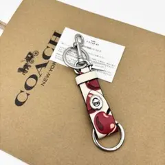 COACH コーチ トリガースナップ チャーム フローラルプリント 花柄