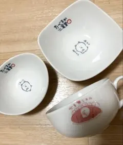 ナガノキャラクターズ たべるか食堂 小皿、スープカップ