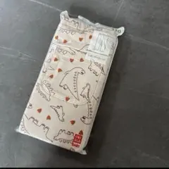 UNIQLO ユニクロ レギンス 10分丈 総柄 恐竜 ナチュラル 白　110