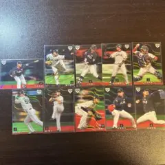 プロ野球チップスカード2019侍ジャパン 10枚まとめ売り サイン入り