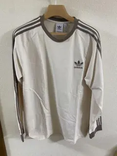 ユーズド　adidas アディダス　長袖Tシャツ3XL ワンダーホワイト