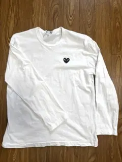 PLAY COMME des GARCONS 長袖Tシャツ ホワイト