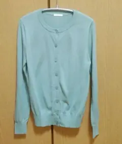 『美品』GU UVカット ウォッシャブル クルーネックカーディガン