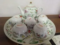CHINEE ティーポット 湯呑み 5客セット 花柄のサムネイル
