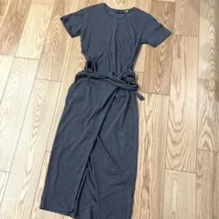 美品きらポロラルフローレン　Tシャツ　マキシワンピース　ポニー刺繍　リボン 美品きらポロラルフローレン Tシャツ マキシワンピース ポニー刺繍