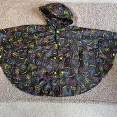 ディズニー ミッキー ベビー 雨具 カッパ フード付きポンチョ