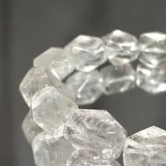 s*a様 水晶 ✧ 浄化・調和・心を整える　粒14mm 内径18cm 重量55g