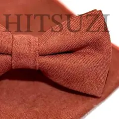 蝶ネクタイ　オレンジブラウン　結婚式　スーツ　タキシード　格安　Ude